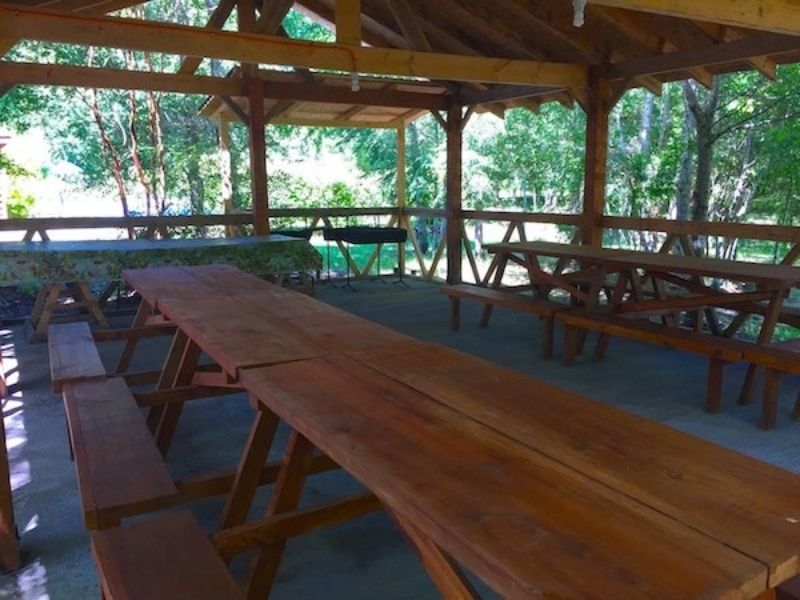 quincho para giras de estudio en cabañas millaleufu